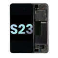 OLED Display with Frame for Samsung Galaxy S23 5G (US & International) (Service Pack) (Lavender)