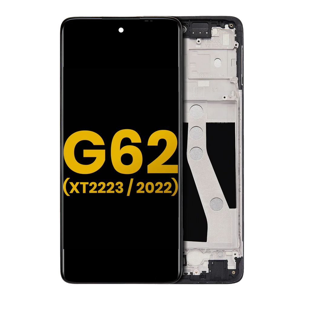 LCD Display with Frame for Motorola Moto G62 5G (XT2223 / 2022) (Refurbished) (All Colours)