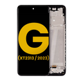 LCD-Display mit Rahmen für Motorola Moto G 5G 2023 Refurbished (alle Farben)