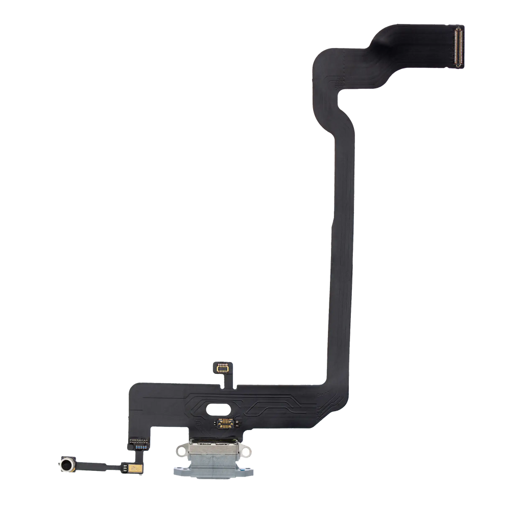 Ladebuchse-Flexkabel für iPhone XS (Aftermarket) (Silber)