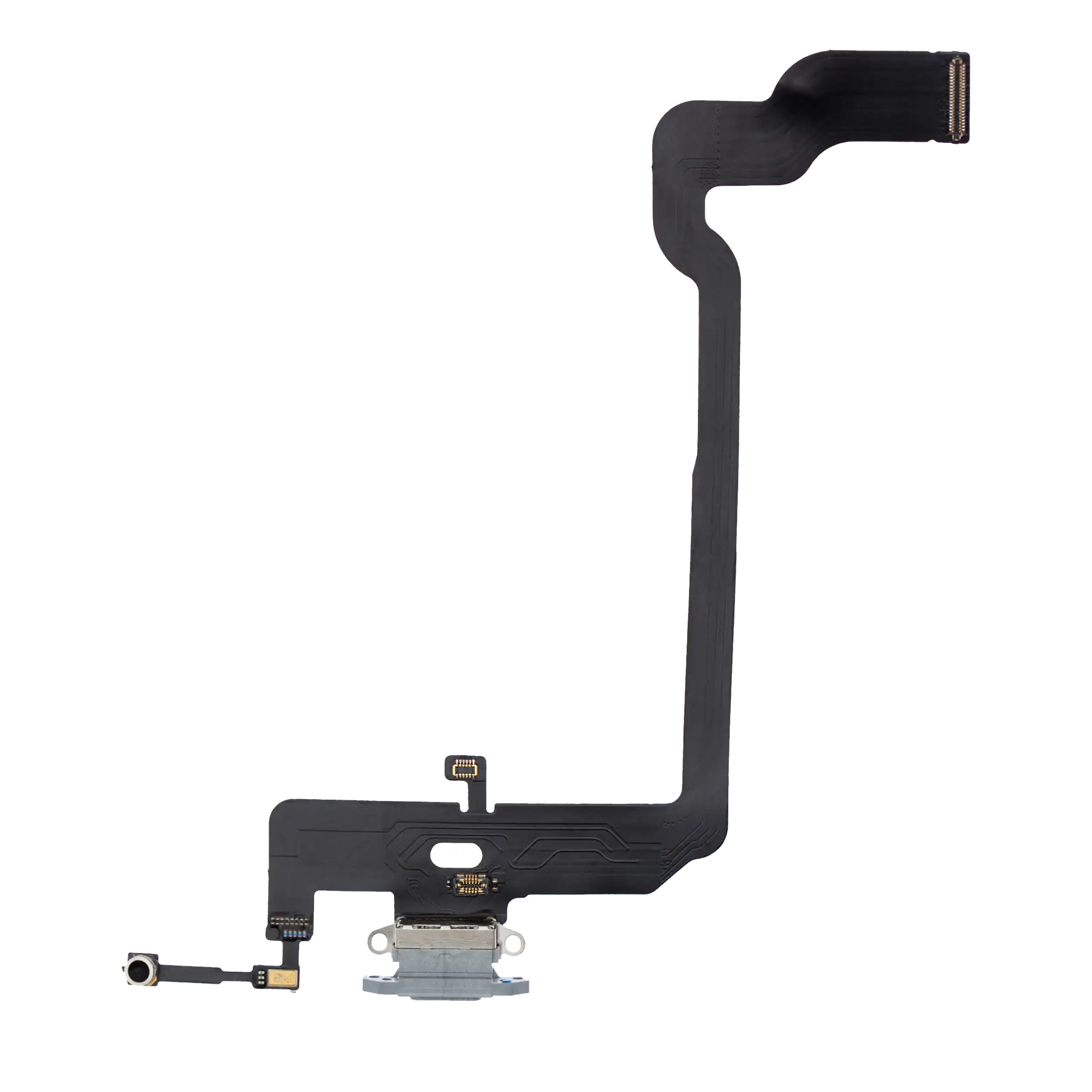 Ladebuchse-Flexkabel für iPhone XS (Aftermarket) (Silber)