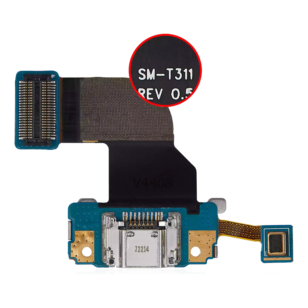Ladebuchse Flexkabel mit Mikrofon für Samsung Galaxy Tab 3 8.0 Premium