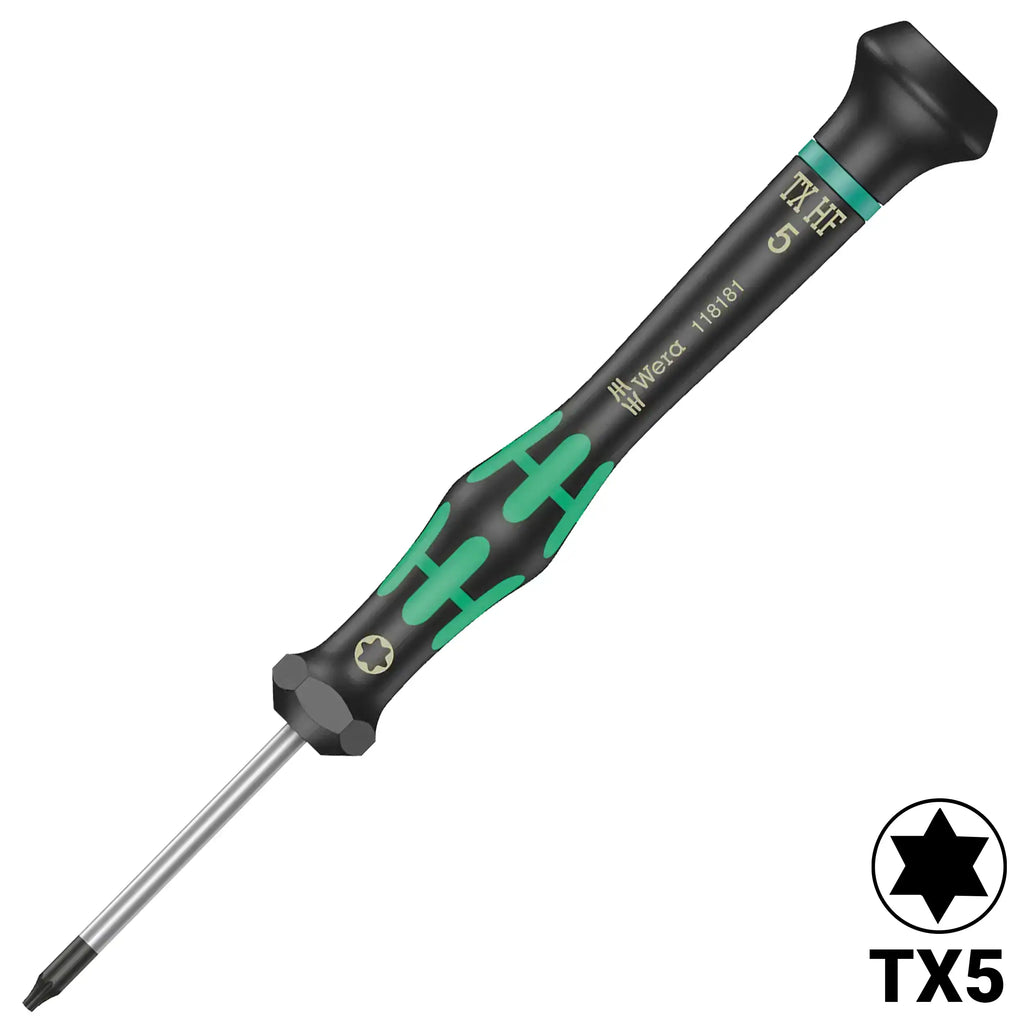 Kraftform Precision Torx Screwdriver with Screw Holding Function TX5 X 40 mm (2067) (Wera)