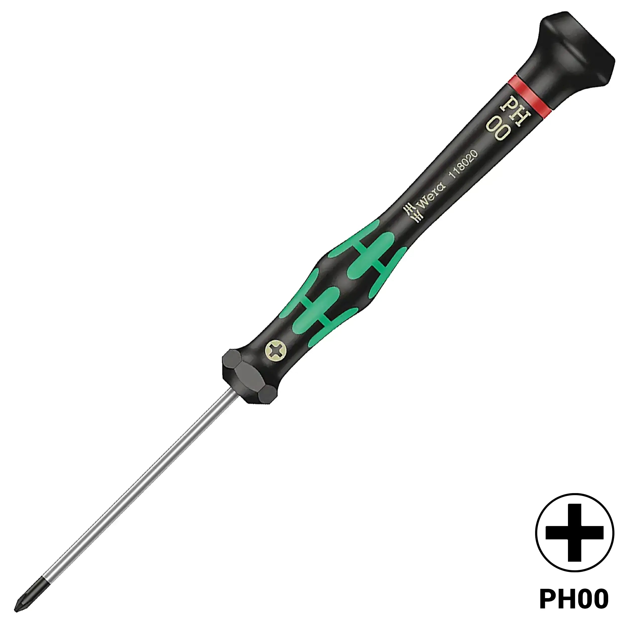 Wera Kraftform Micro Precision Phillips Screwdriver PH00 60 mm (2050)