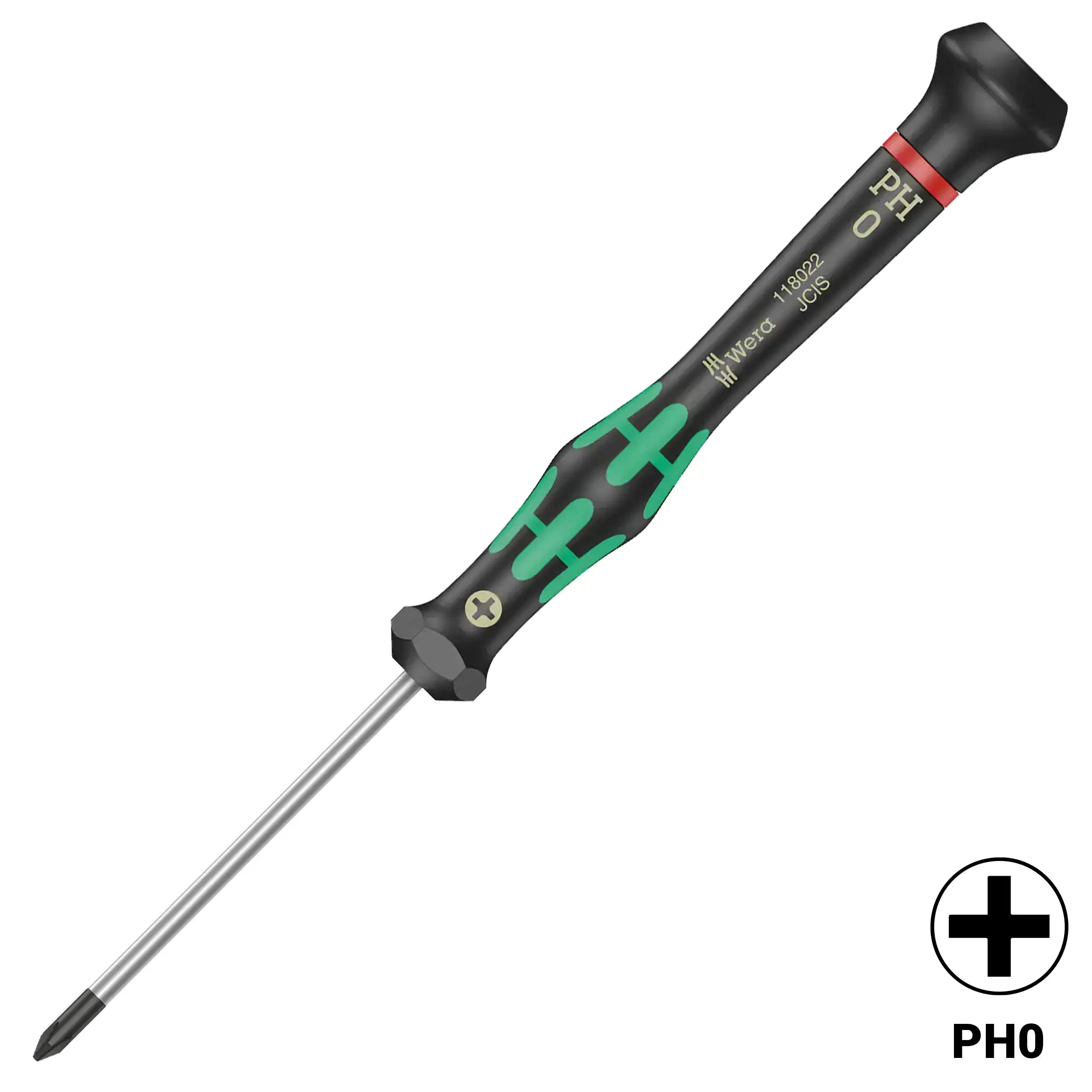 Kraftform Micro Precision Phillips Screwdriver PH0 60 mm (2050) Wera