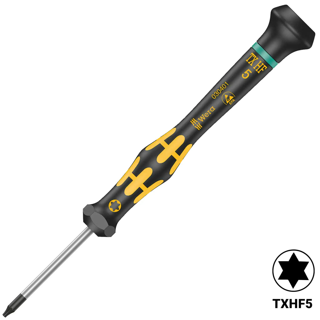 Kraftform Micro ESD Torx screwdriver mit Screw Hold Function 5 X 40 MM (1567) (Wera)