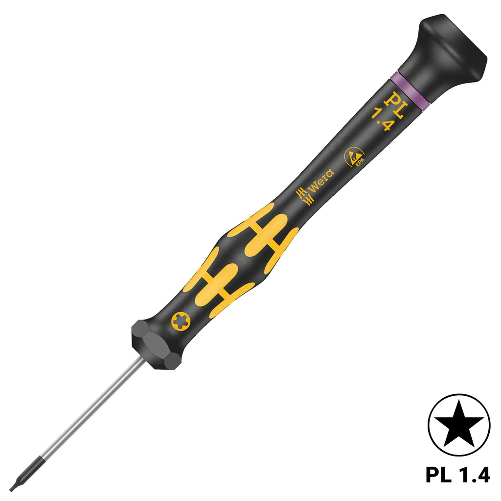Wera Kraftform Micro ESD Pentalobe Schraubendreher PL 1,4 x 40 mm (1573)