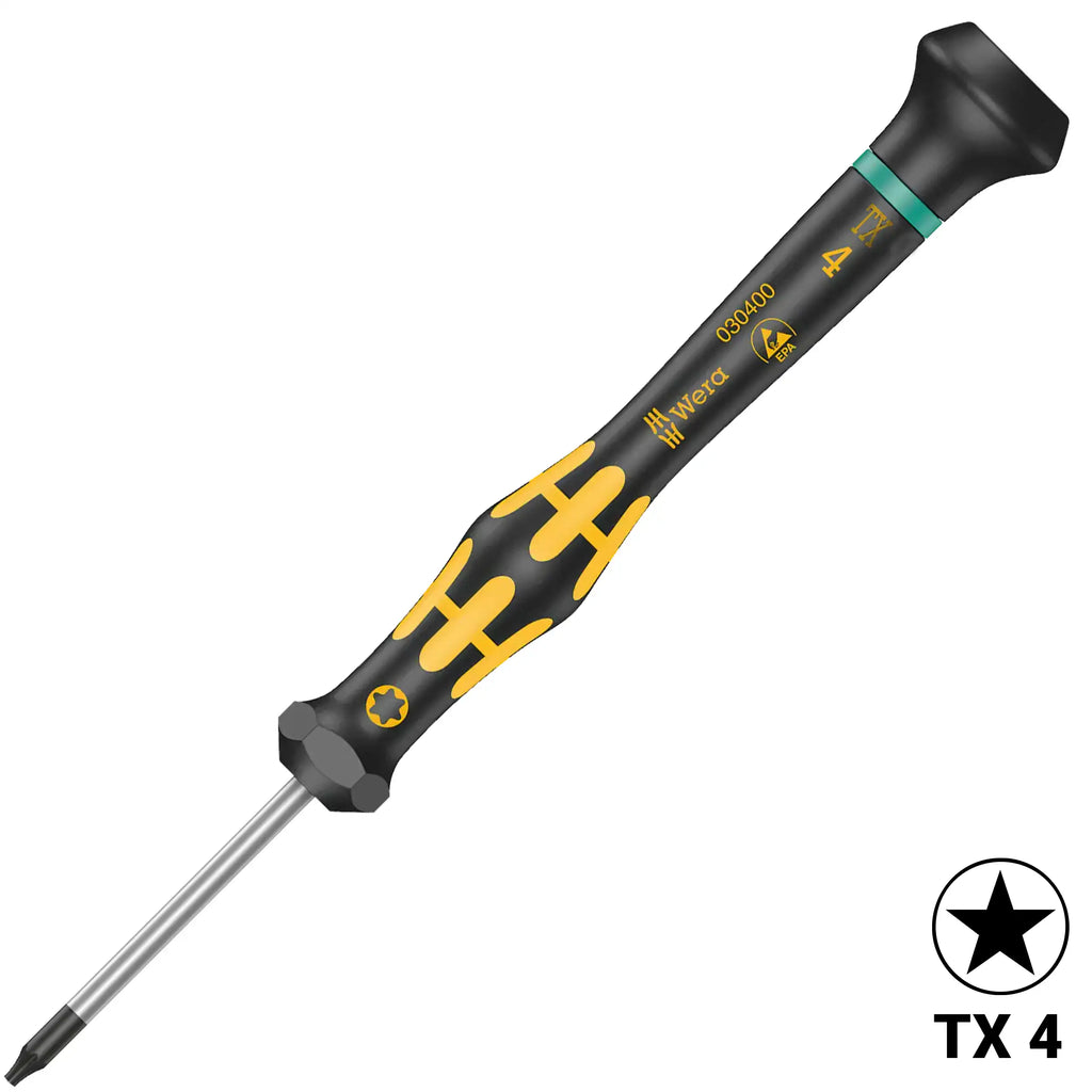 Kraftform Micro ESD Torx Screwdriver TX 4 X 40 MM (1567) (Wera)