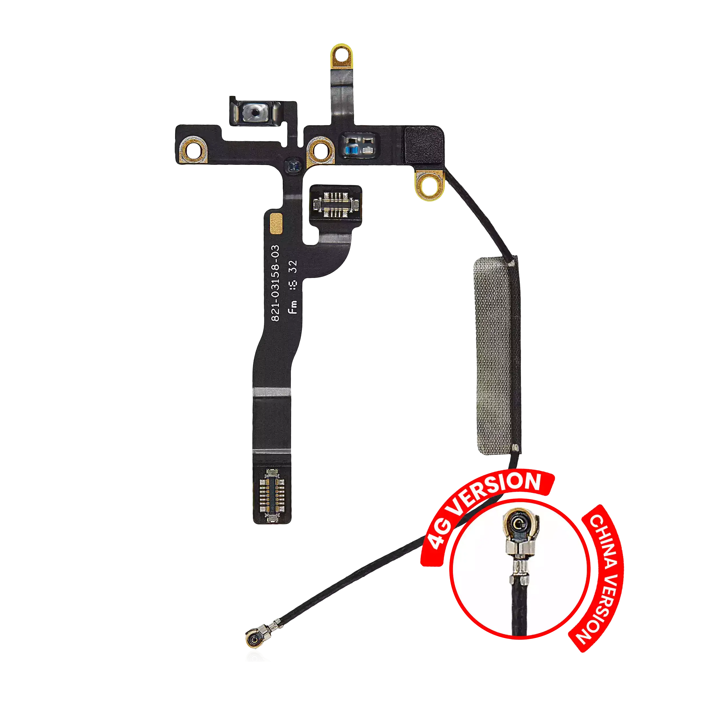Power Button Flex Cable for iPad Pro 12.9" 5th Gen (2021) / 12.9" 6th Gen (2022) / 11" 3rd Gen (2021) / 11" 4th Gen (2022) (China Version) (Cellular)