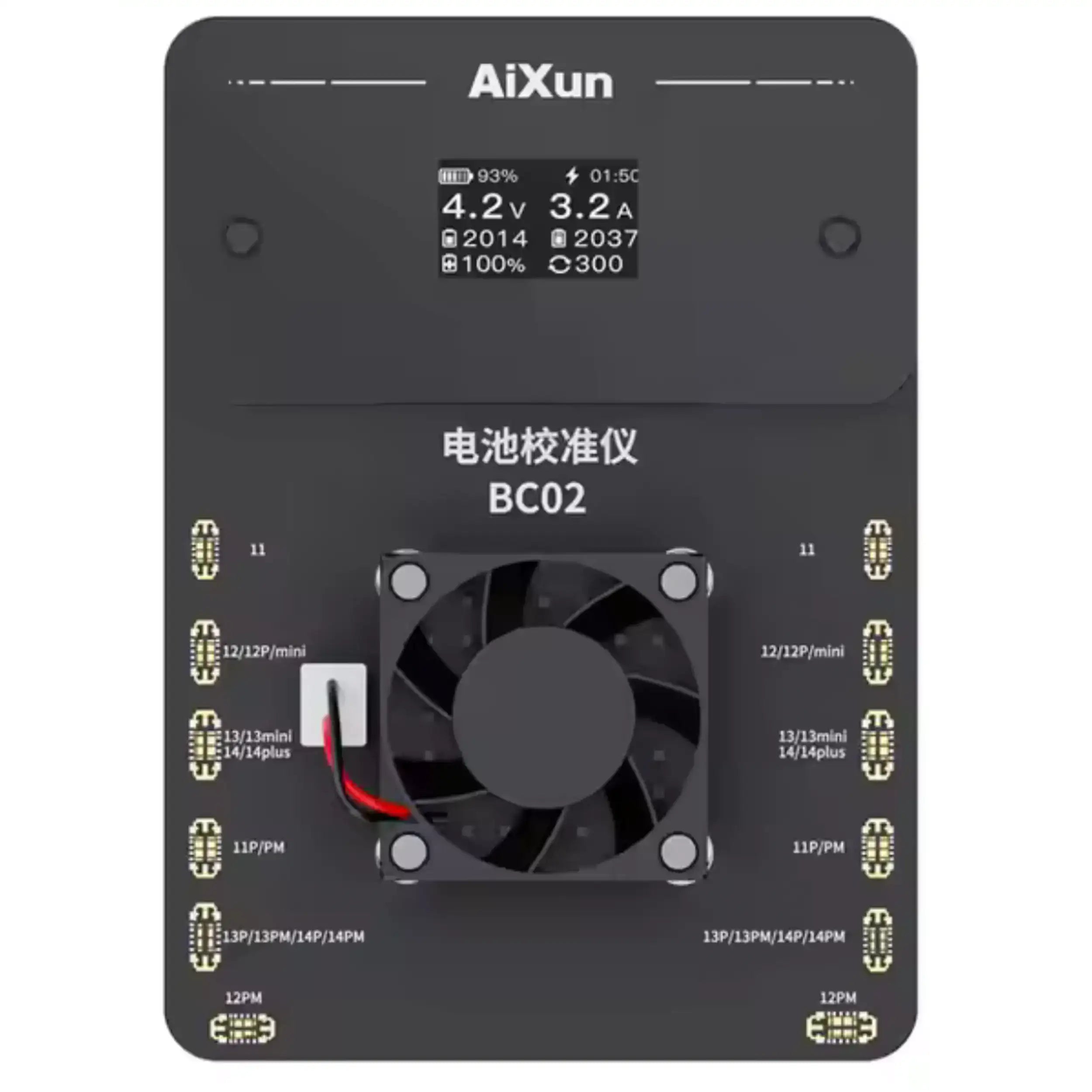 BC02 Dual-Channel Battery Calibrator with Battery Health Calibration for iPhone 11-14 Series (Aixun) (110V / North America)