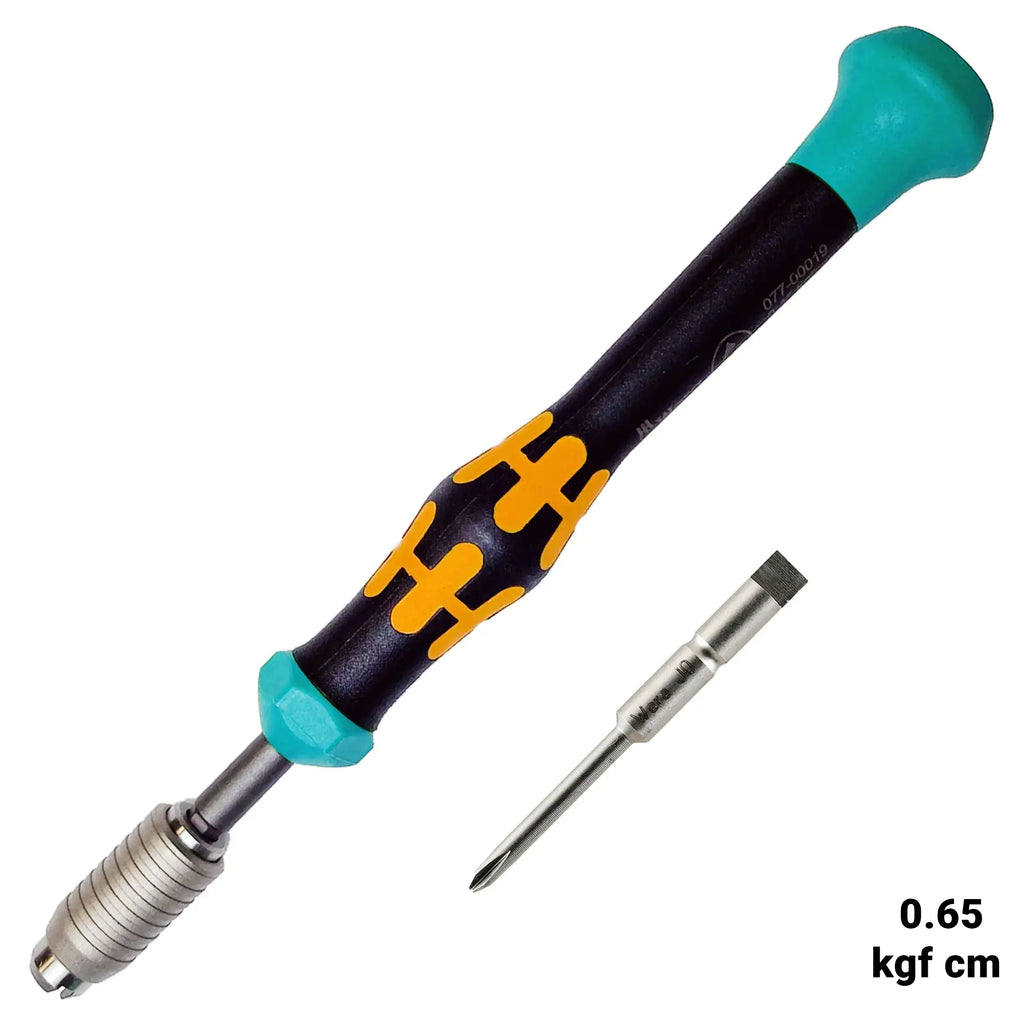 Wera Drehmoment-Schraubendreher Micro ESD Kit (0.65 kgf cm) Blau