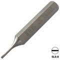 S2-steel screwdriver bit (SL0.8)