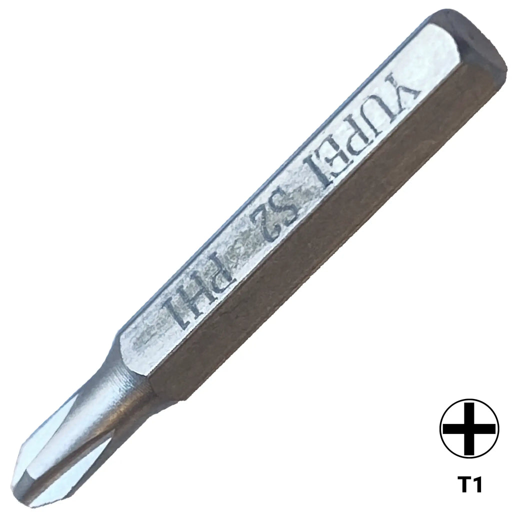S2 Steel Schraubendreher-Bit (PH1)