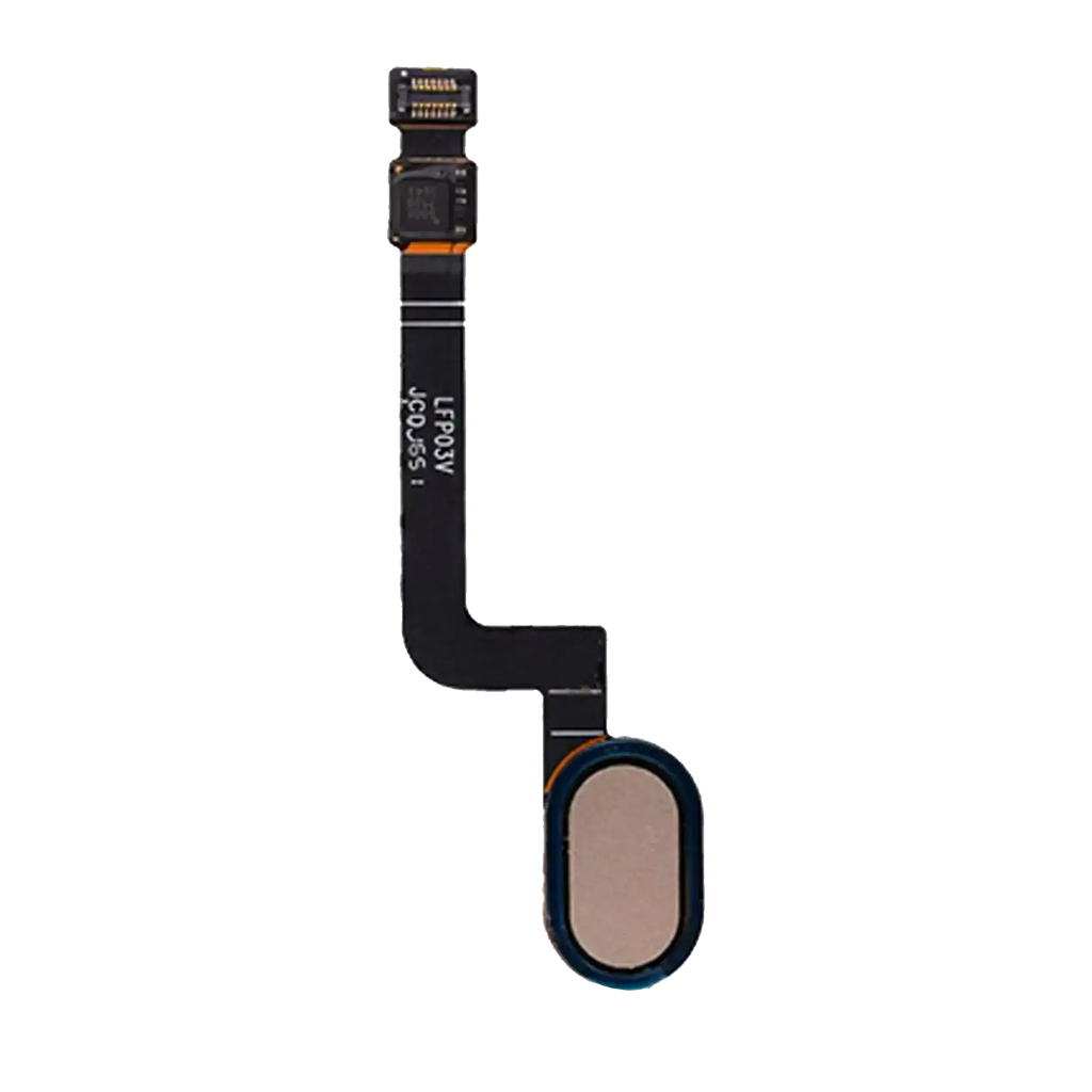 Home Button with Flex Cable for Motorola Moto G5 Plus (XT1687 / 2017) (Gold)