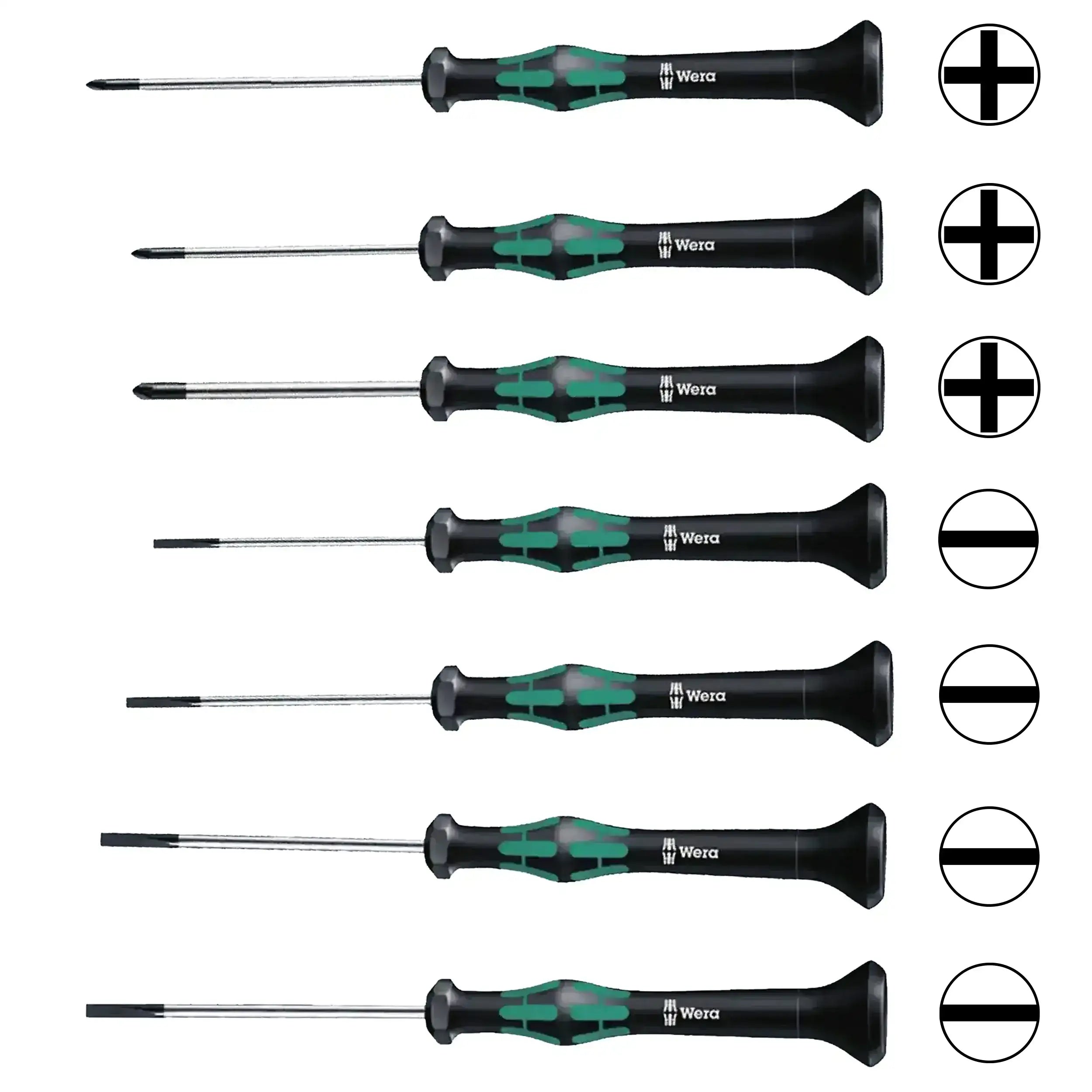 Wera Kraftform Mikro-Präzisions-Schraubendreher-Set 7-teilig (2035 / 2050)