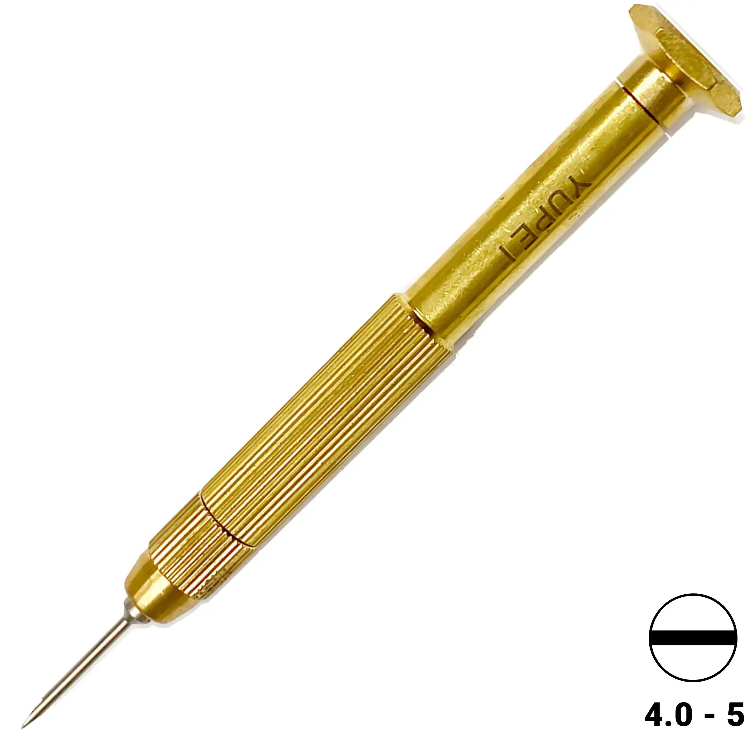 Flat-head screwdriver (4.0-5.0 mm)