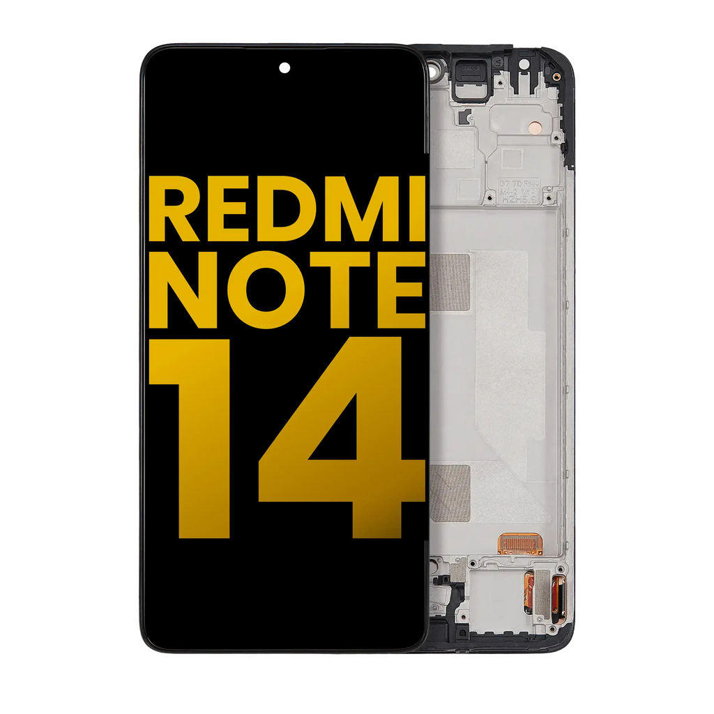 OLED Display with Frame for Xiaomi Redmi Note 14 4G (Refurbished, All Colors)