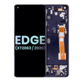 OLED Display with Frame for Motorola Edge 5G (XT2063 / 2020) (Original OEM) (Midnight Magenta)