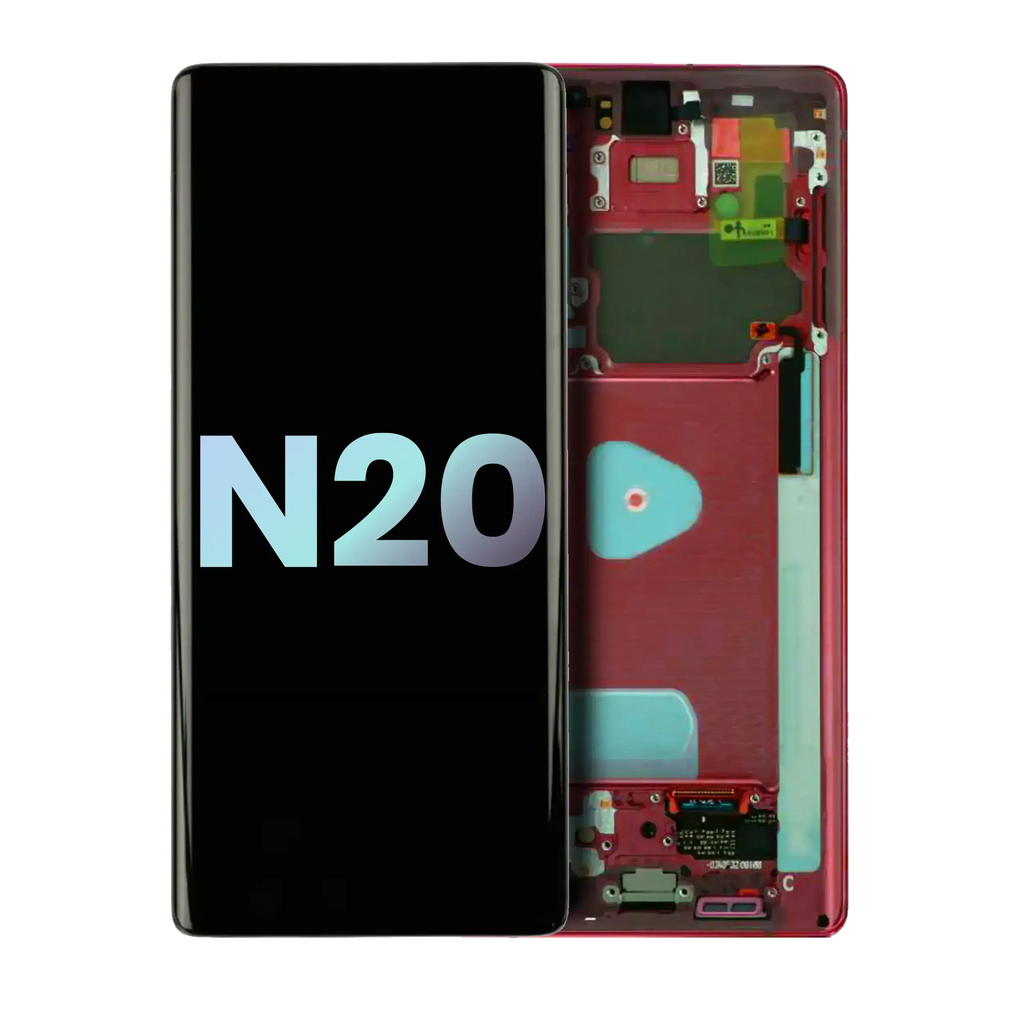 OLED Display with Frame for Samsung Galaxy Note 20 5G (Service Pack) (Mystic Red)