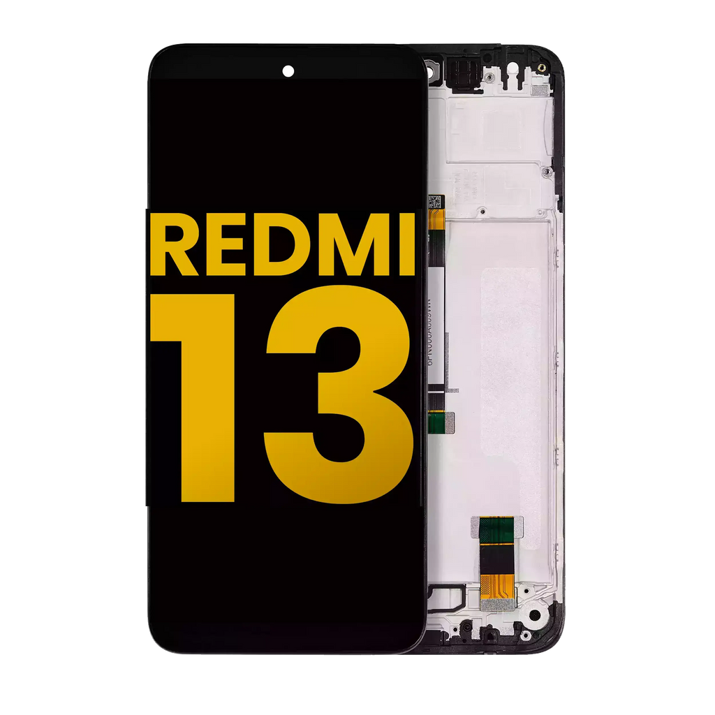LCD Display with Frame for Xiaomi Redmi 13 4G / Redmi 13 5G / Note 13R (Refurbished) (All Colors)