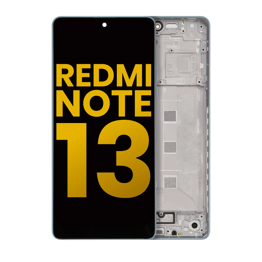 OLED Display with Frame for Xiaomi Redmi Note 13 5G (Refurbished) (Blue)