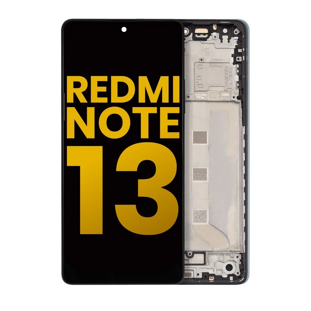 OLED Display with Frame for Xiaomi Redmi Note 13 5G (Refurbished) (Black)
