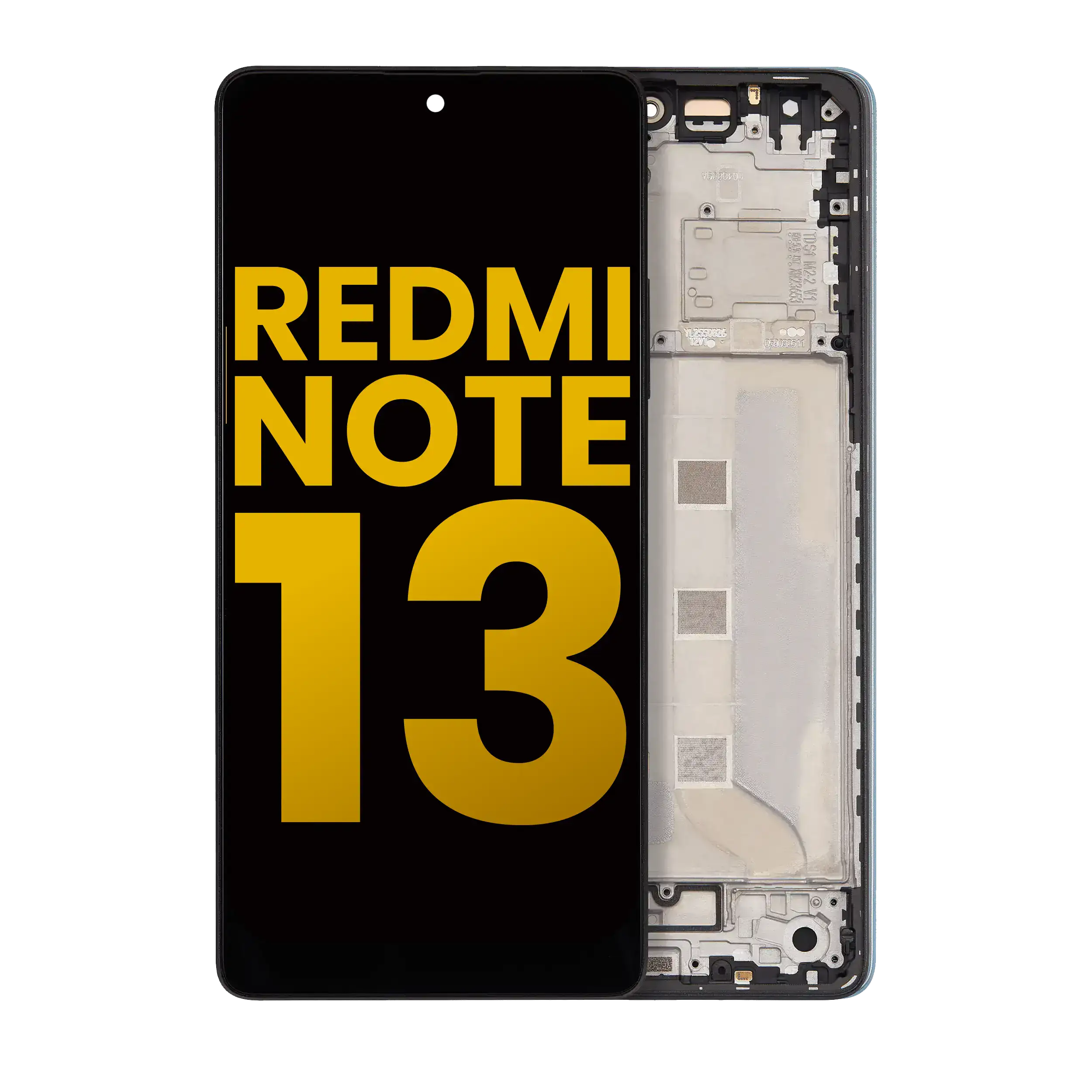 OLED Display with Frame for Xiaomi Redmi Note 13 5G (Refurbished) (Black)