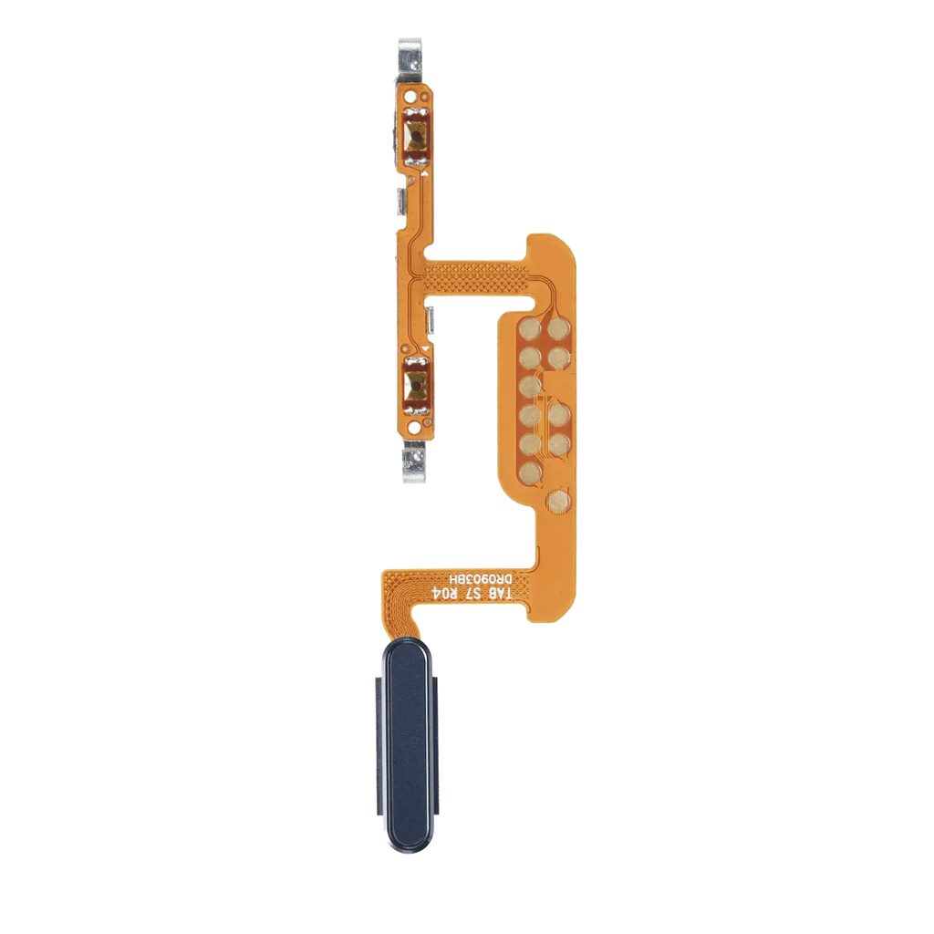 Power Button & Fingerprint Reader with Flex Cable for Samsung Galaxy Tab S7 11" (T870/T875/T876) (2020) (Mystic Black)
