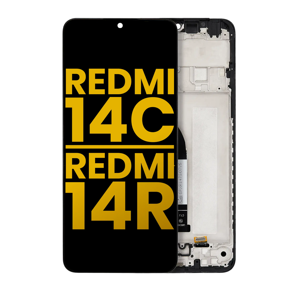 LCD Display with Frame for Xiaomi Redmi 14C 5G / Redmi 14R (Refurbished) (All Colors)
