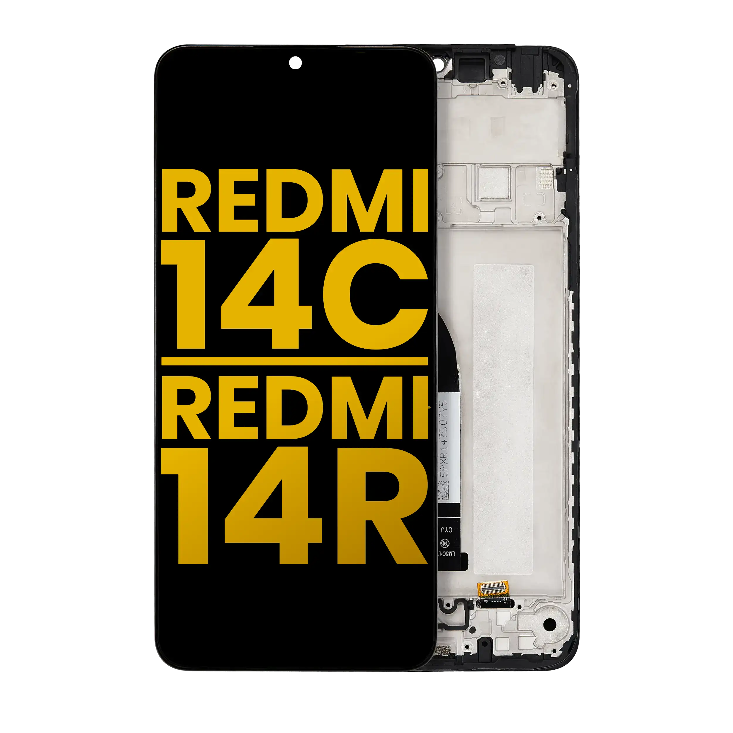 LCD Display with Frame for Xiaomi Redmi 14C 5G / Redmi 14R (Refurbished) (All Colors)