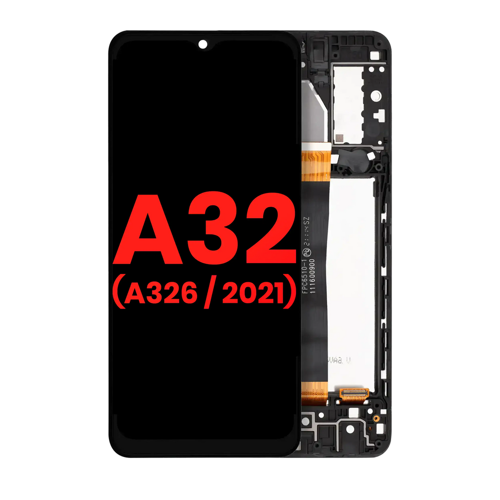 LCD Display with Frame for Samsung Galaxy A32 5G (A326 / 2021) (All Models) (Aftermarket Plus) (Awesome Black)