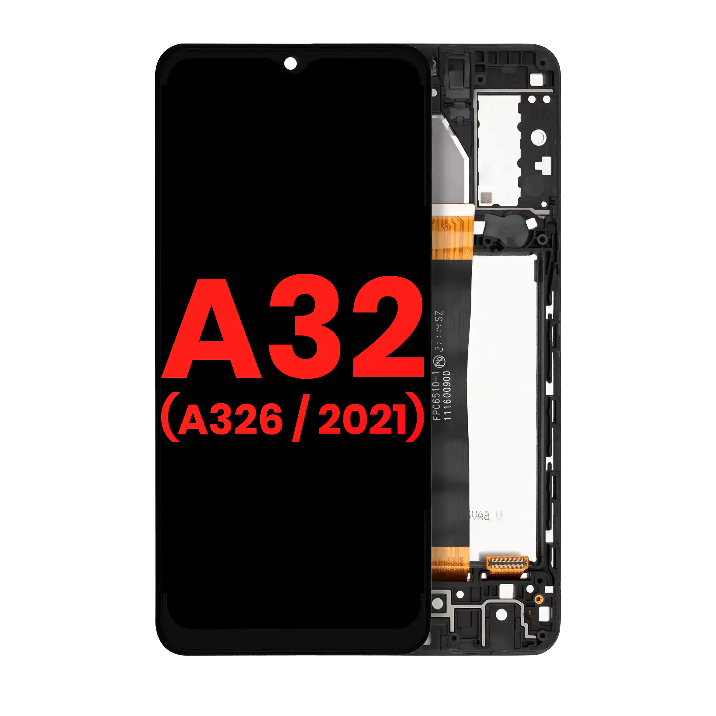 LCD Display with Frame for Samsung Galaxy A32 5G (A326 / 2021) (All Models) (Aftermarket Plus) (Awesome Black)