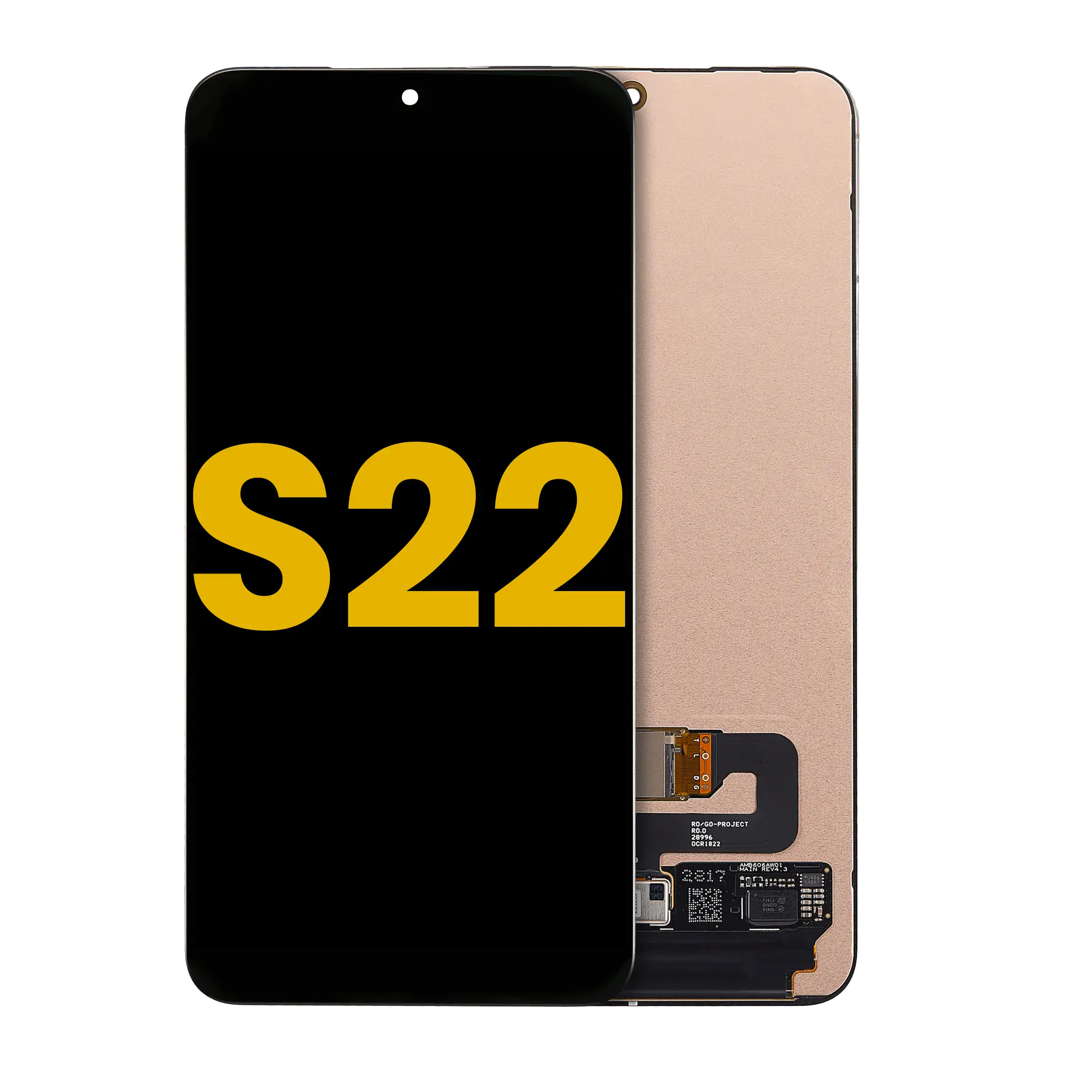 OLED-Display ohne Rahmen für Samsung Galaxy S22 5G (Refurbished) (Alle Farben)
