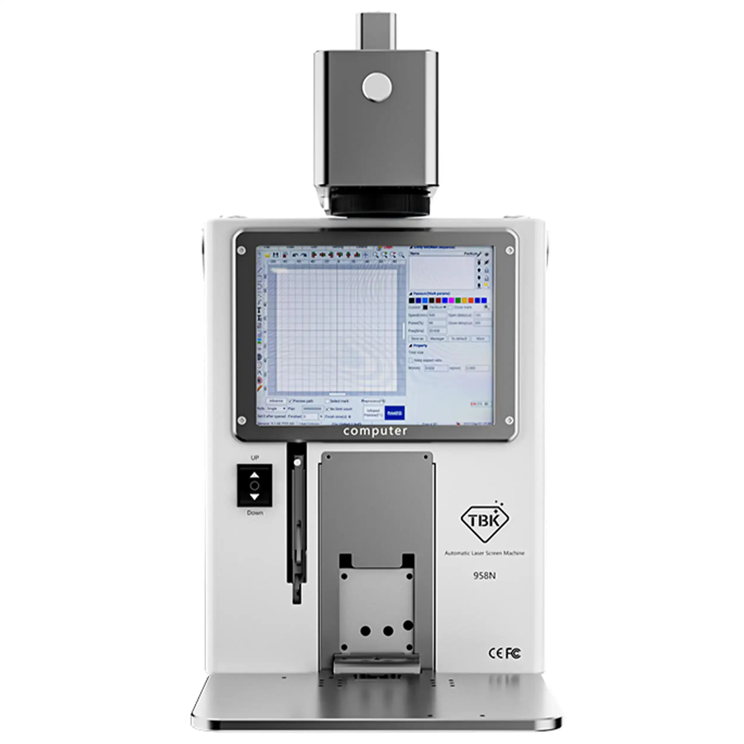 Back Glass Removal & Laser Engraving Machine (110V - 220V US Plug) (TBK-958N)