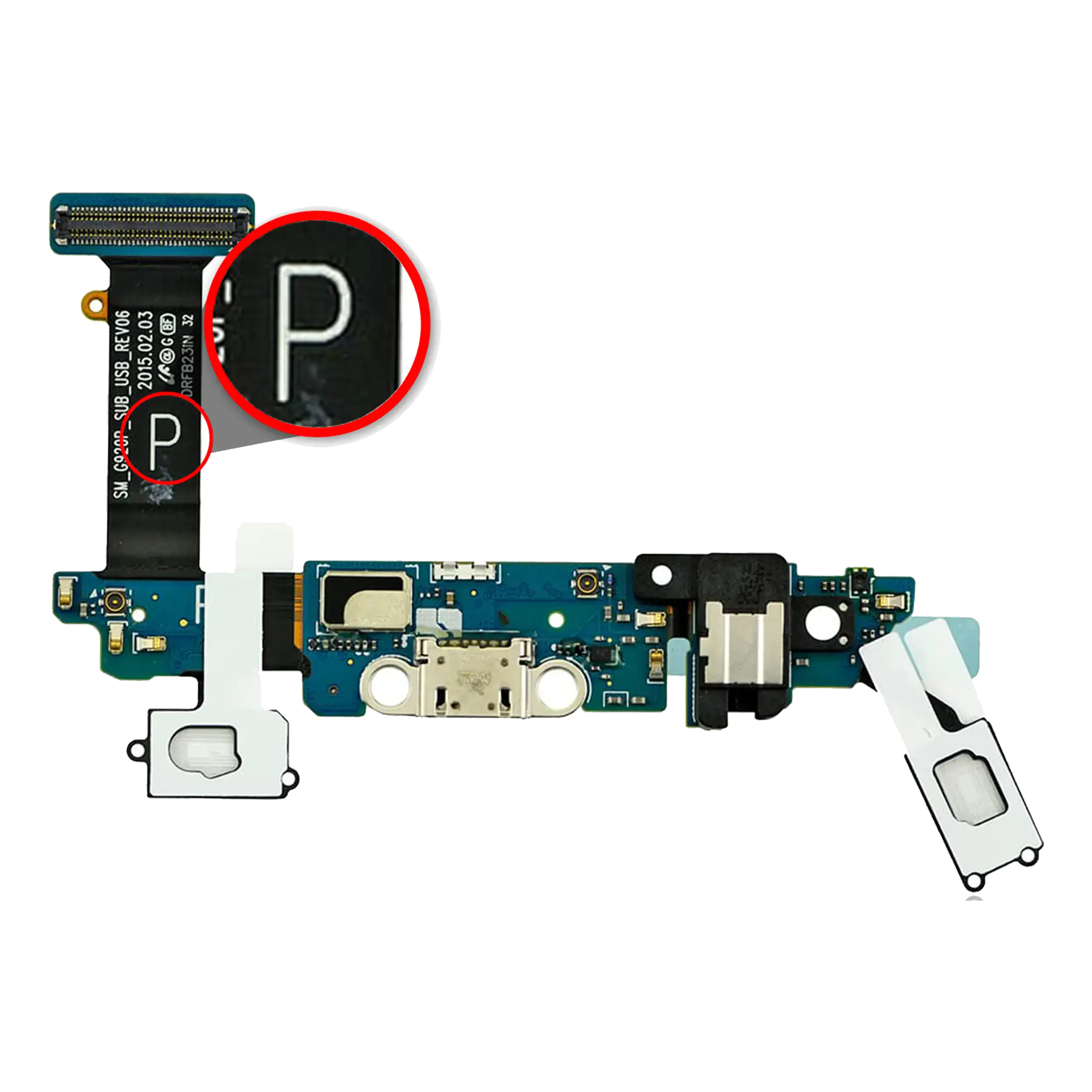 Ladebuchse-Flexkabel für Samsung Galaxy S6 (G920P) (Sprint)
