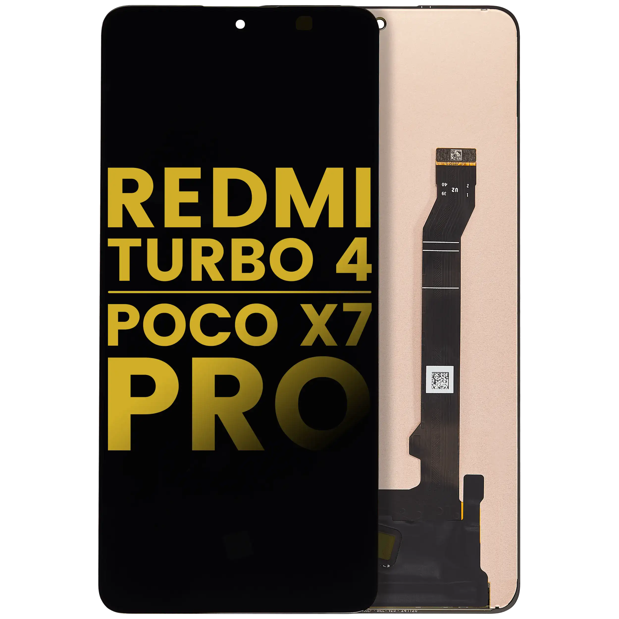 OLED Display without Frame for Xiaomi Redmi Turbo 4 / Xiaomi Poco X7 Pro (Refurbished) (All Colors)