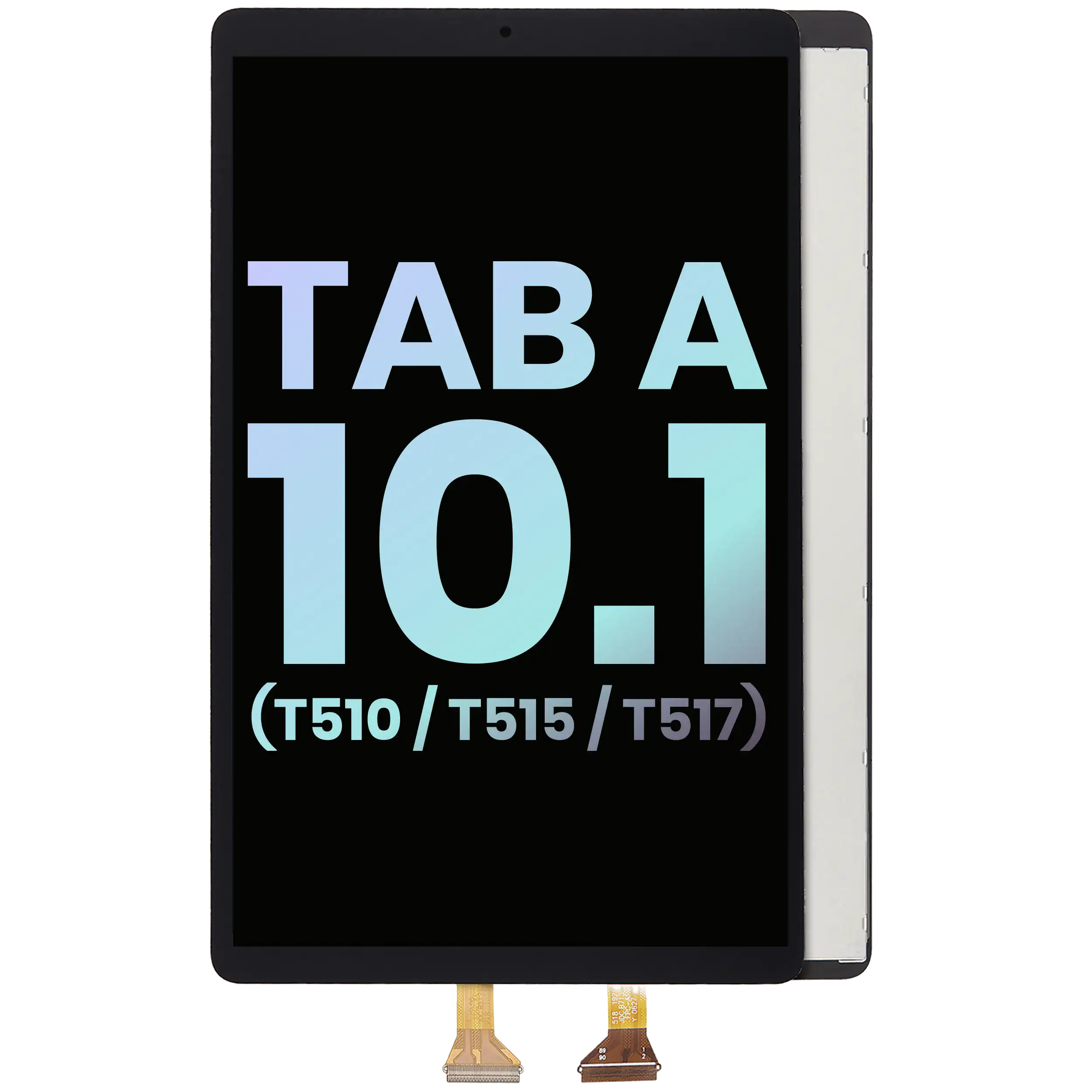LCD-Display ohne Rahmen für Samsung Galaxy Tab A 10.1" (T510 / T515 / T517) (2019) (Service Pack) (Schwarz)