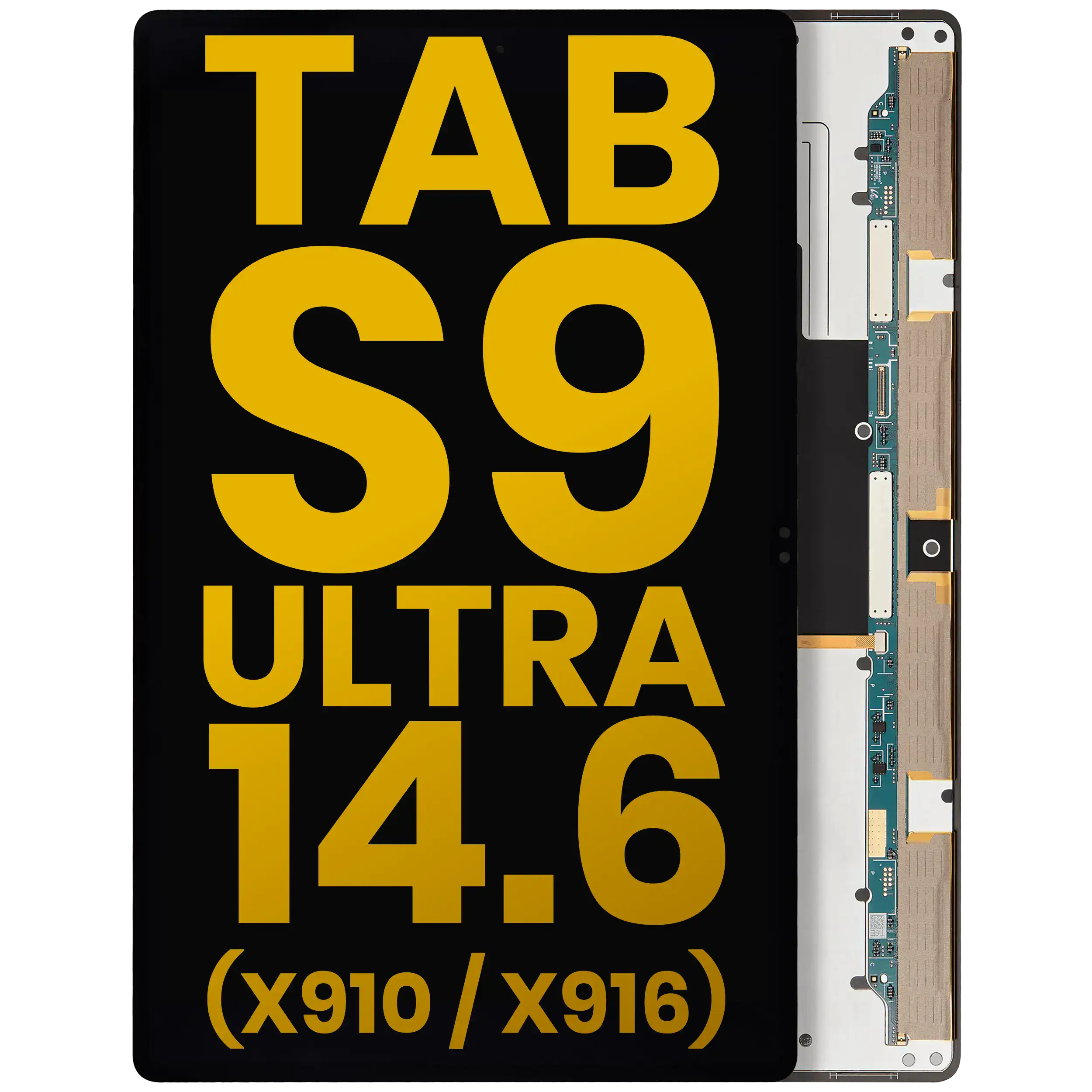 Frameless OLED Display for Samsung Galaxy Tab S9 Ultra 14.6" (X910 / X916) (2023) (Refurbished) (All Colors)