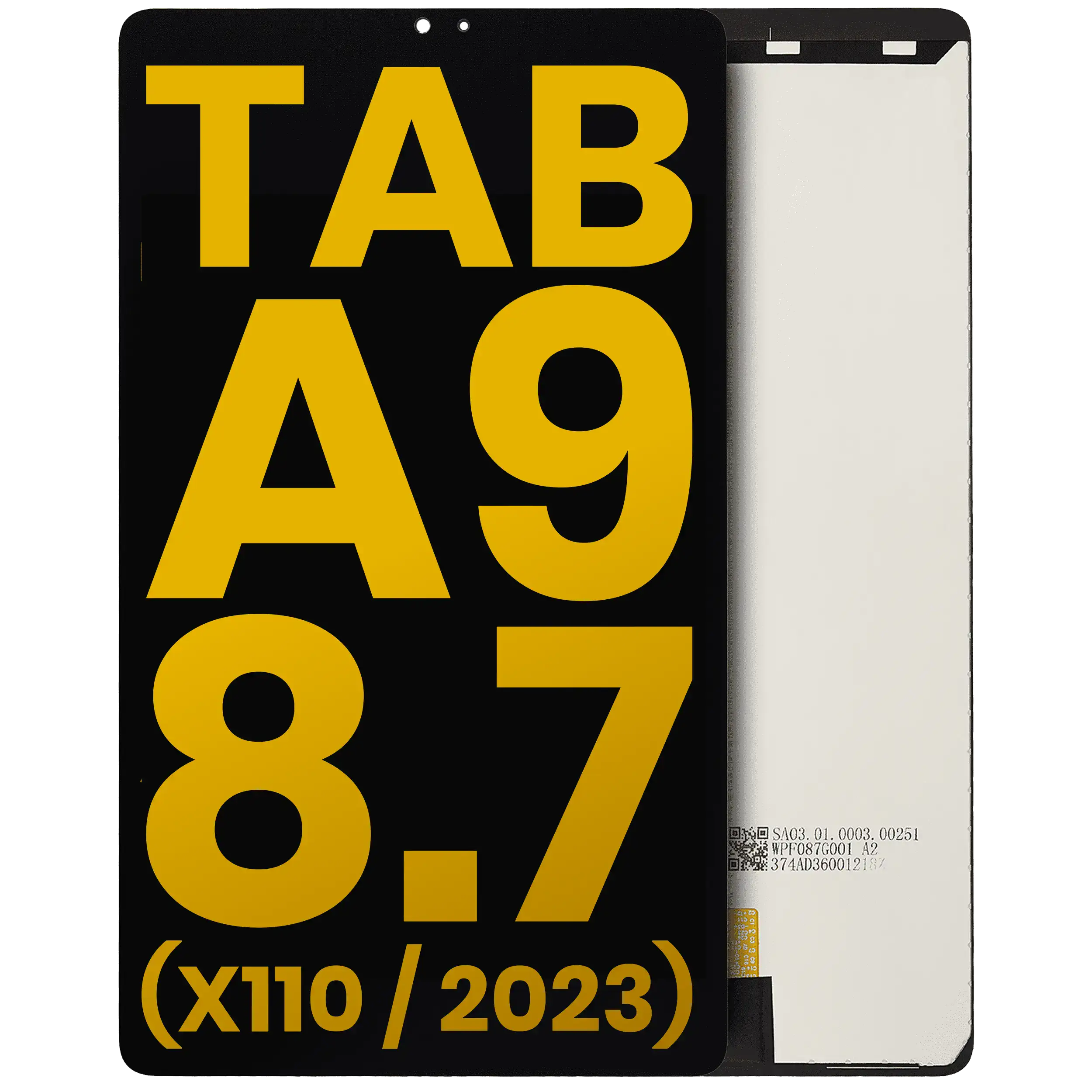 LCD-Display ohne Rahmen Samsung Galaxy Tab A9 WiFi Refurbished Schwarz