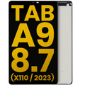 LCD-Display ohne Rahmen Samsung Galaxy Tab A9 Schwarz Refurbished