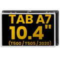 LCD-Komplettierung ohne Rahmen Samsung Galaxy Tab A7 10,4" Refurbished Weiß
