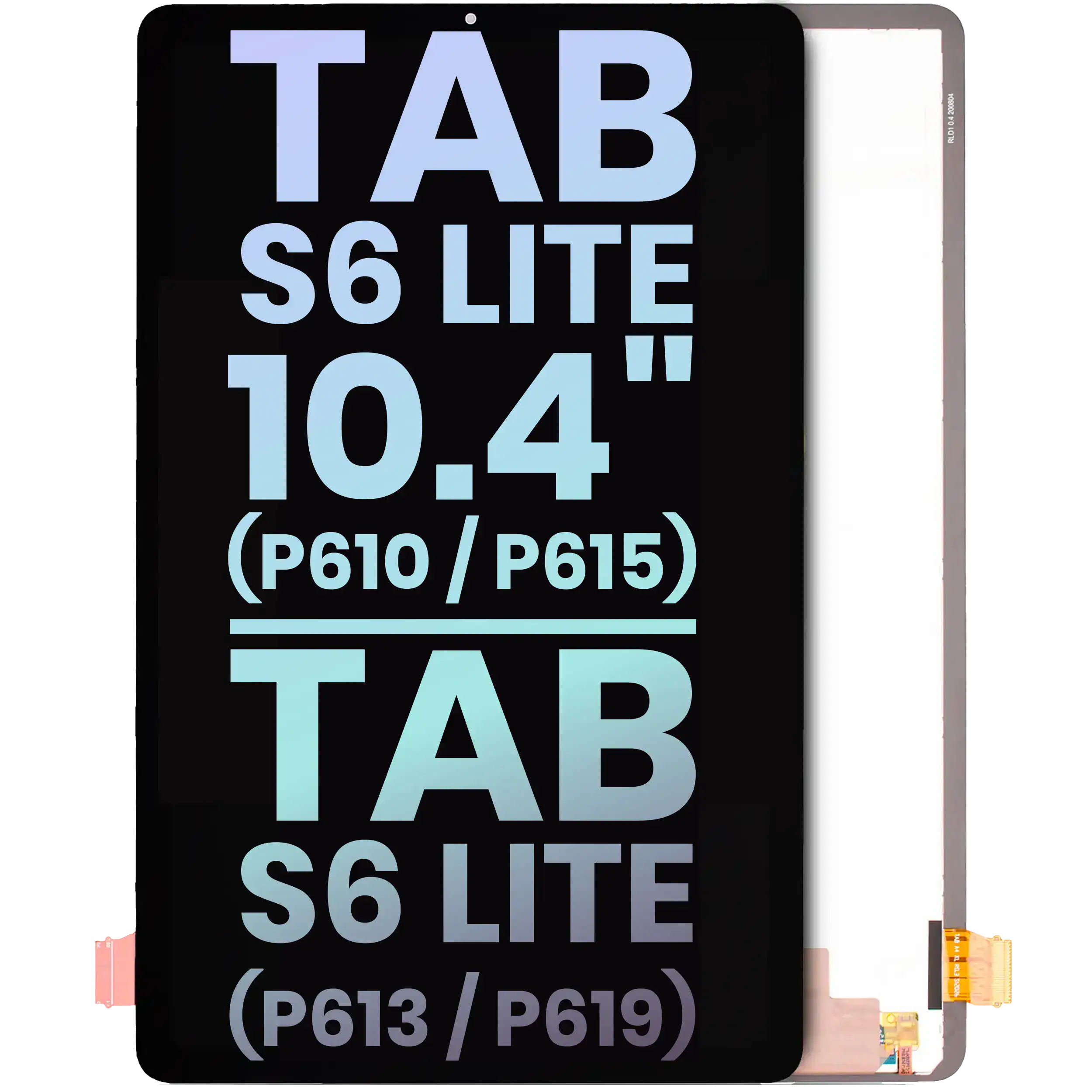 LCD-Display ohne Rahmen für Samsung Tab S6 Lite 10.4" Service-Pack