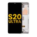 OLED-Display mit Rahmen Samsung Galaxy S20 Ultra Refurbished Cloud White
