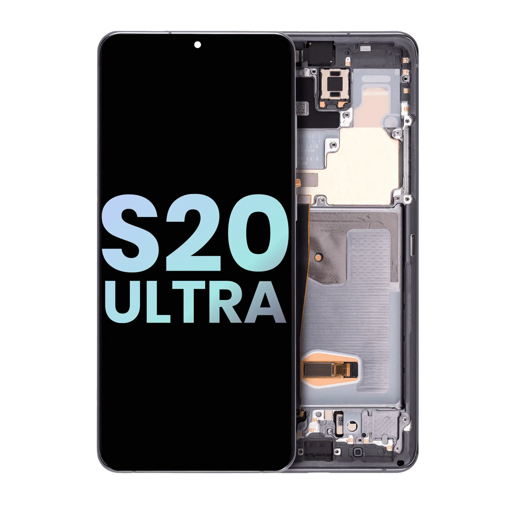 OLED Display with Frame for Samsung Galaxy S20 Ultra 5G (Service Pack) (Cosmic Gray)