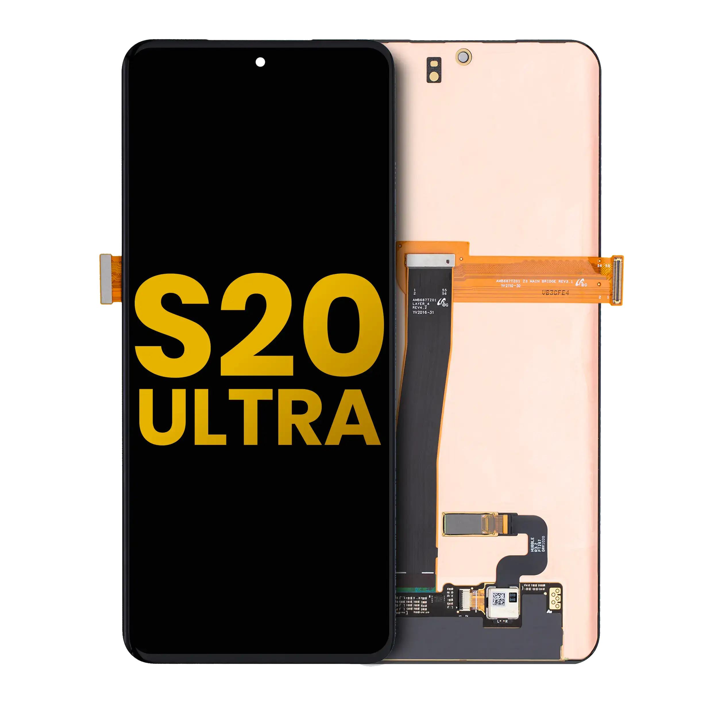 OLED-Display ohne Rahmen für Samsung Galaxy S20 Ultra 5G (Refurbished)