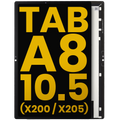 Display ohne Rahmen für Samsung Galaxy Tab A8 10.5 Refurbished Schwarz