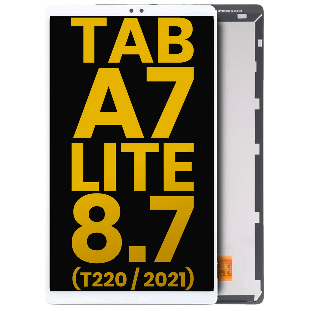 LCD-Display ohne Rahmen für Samsung Galaxy Tab A7 Lite 8.7 Weiß Refurbished