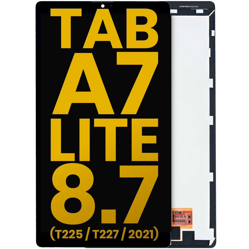 LCD Display without Frame for Samsung Galaxy Tab A7 Lite 8.7" (2021) (T225/T227) (Cellular Version) (Refurbished) (Black)