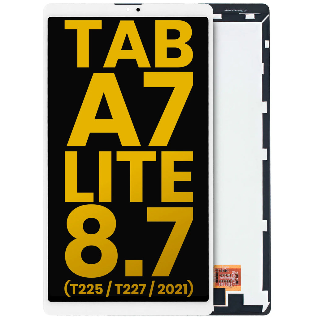 LCD Display without Frame for Samsung Galaxy Tab A7 Lite 8.7" (2021) (T225 / T227) (Cellular Version) (Refurbished) (White)