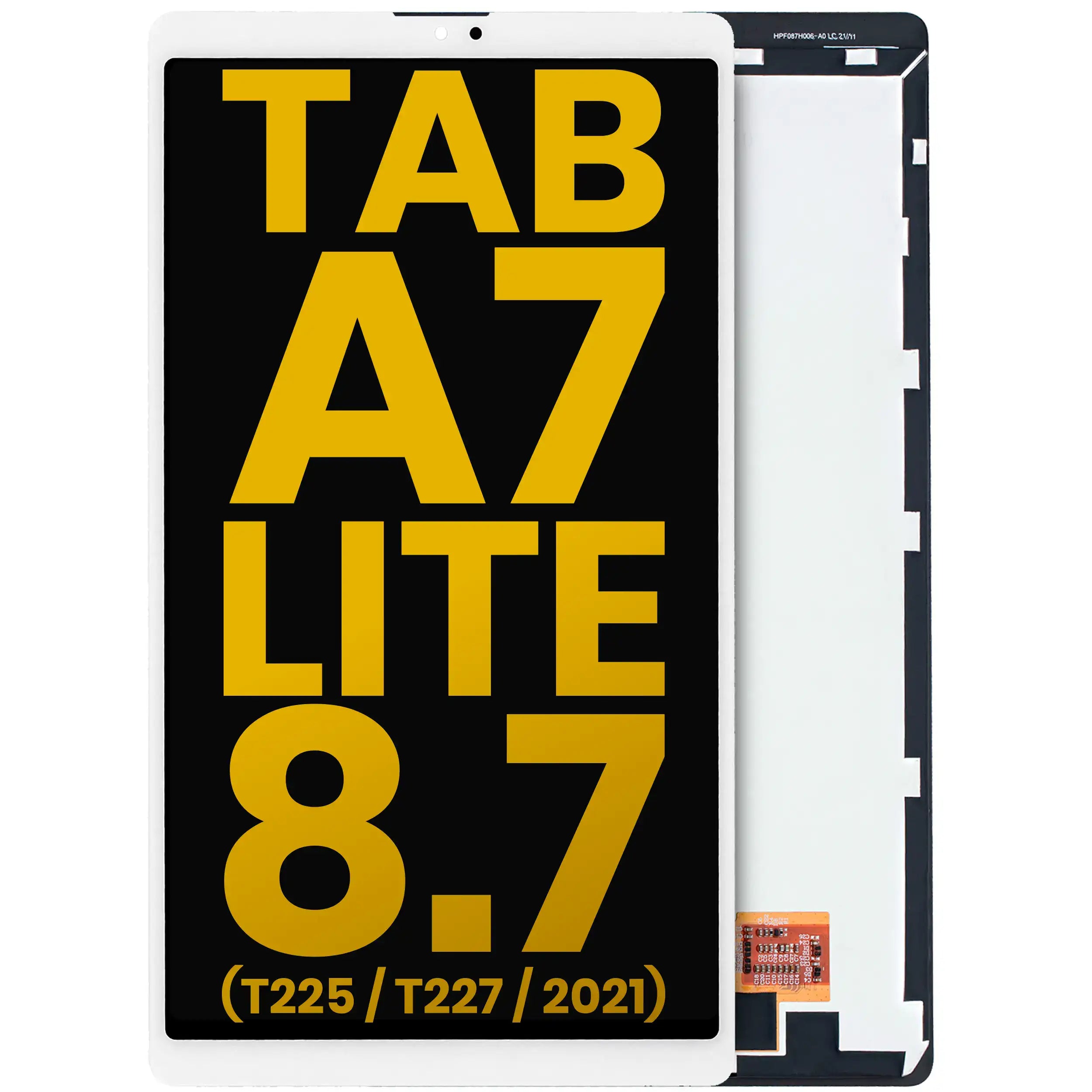 LCD Display without Frame for Samsung Galaxy Tab A7 Lite 8.7" (2021) (T225 / T227) (Cellular Version) (Refurbished) (White)